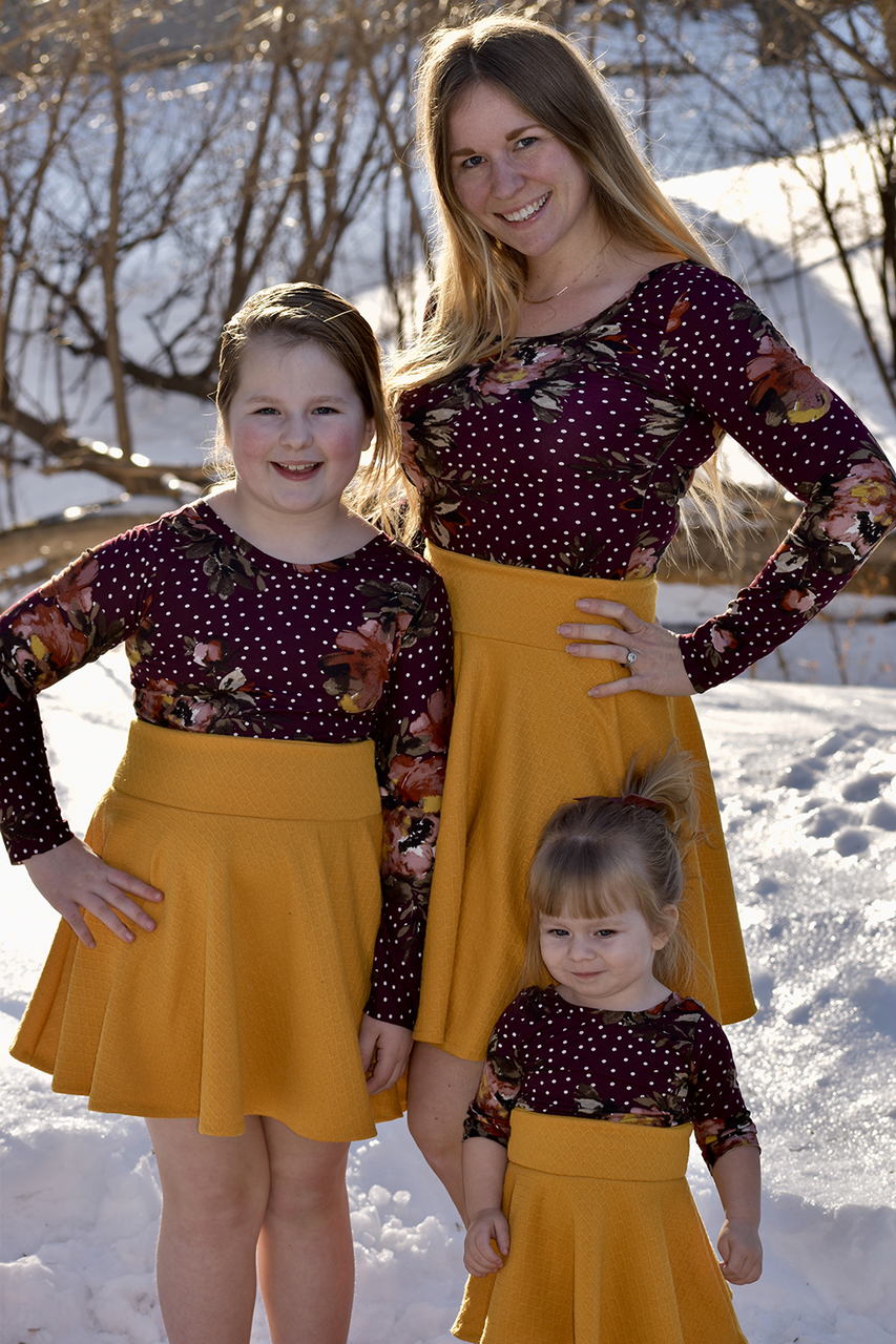 Duchess S Knit Circle Skirt Sizes Xxs To 3x Women Pdf Pattern