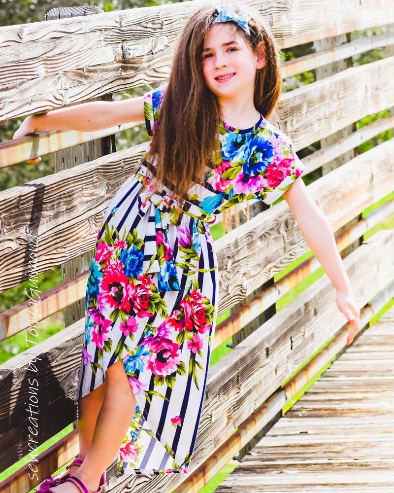 Tamara's Tulip Dress Sizes 2T to 14 Kids PDF Pattern