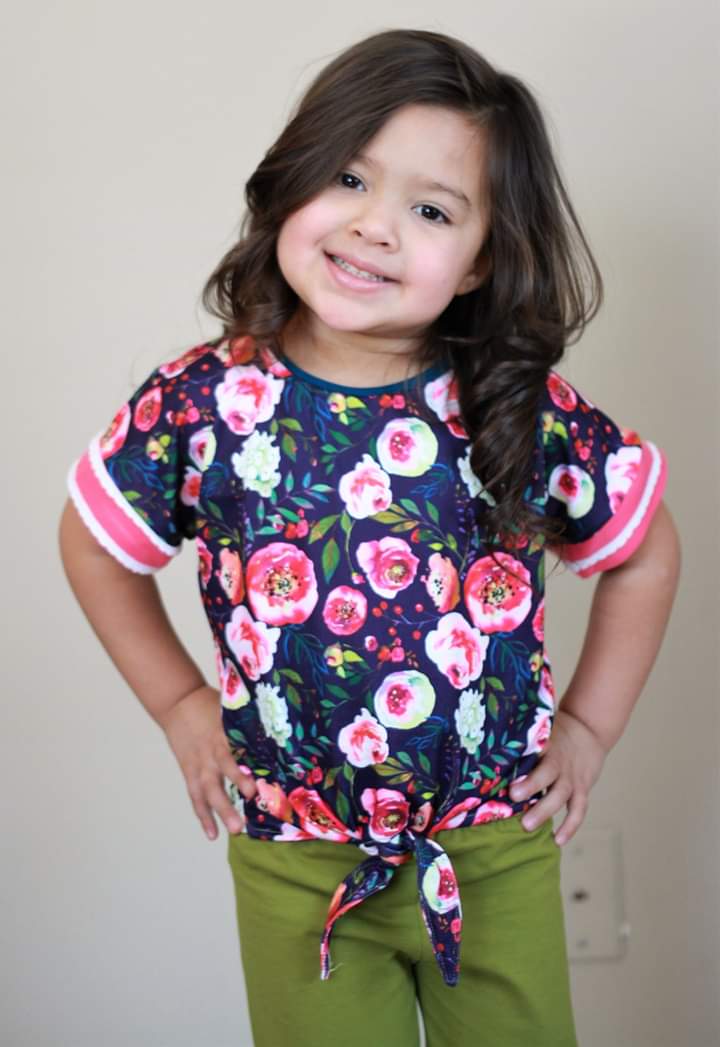 Kenna's Knotted Top Sizes 2T to 14 Kids PDF Pattern