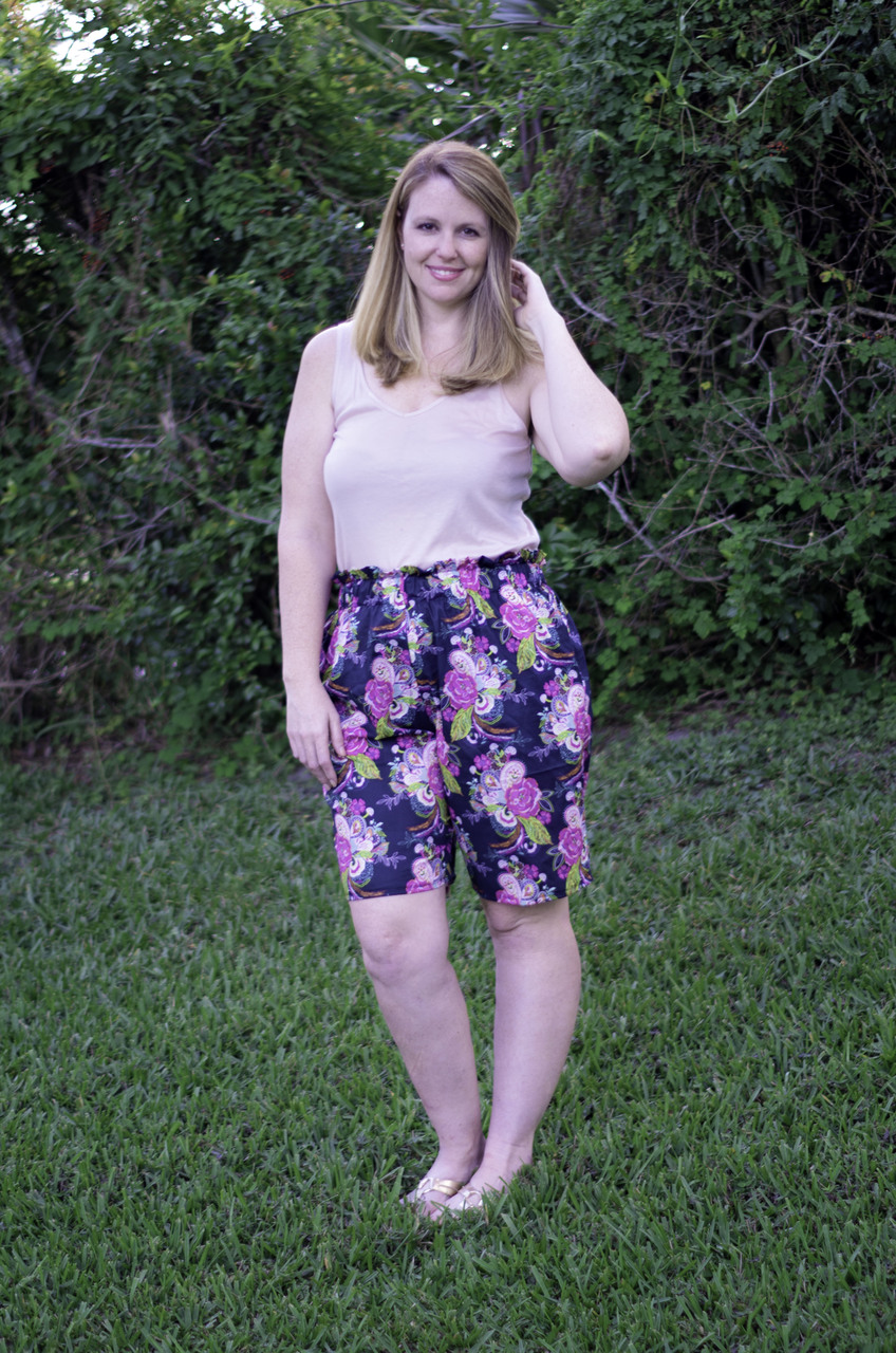 Paperbag Pants, Capris 