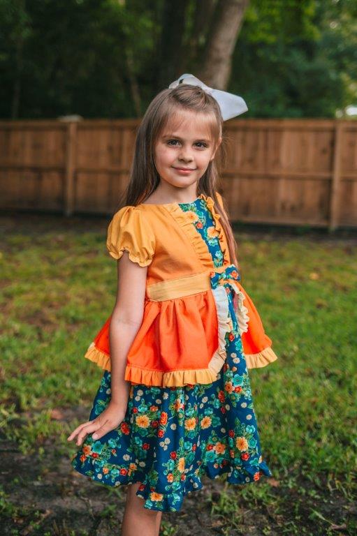 Sable’s Teatime Dress Sizes NB to 14 Kids PDF Pattern