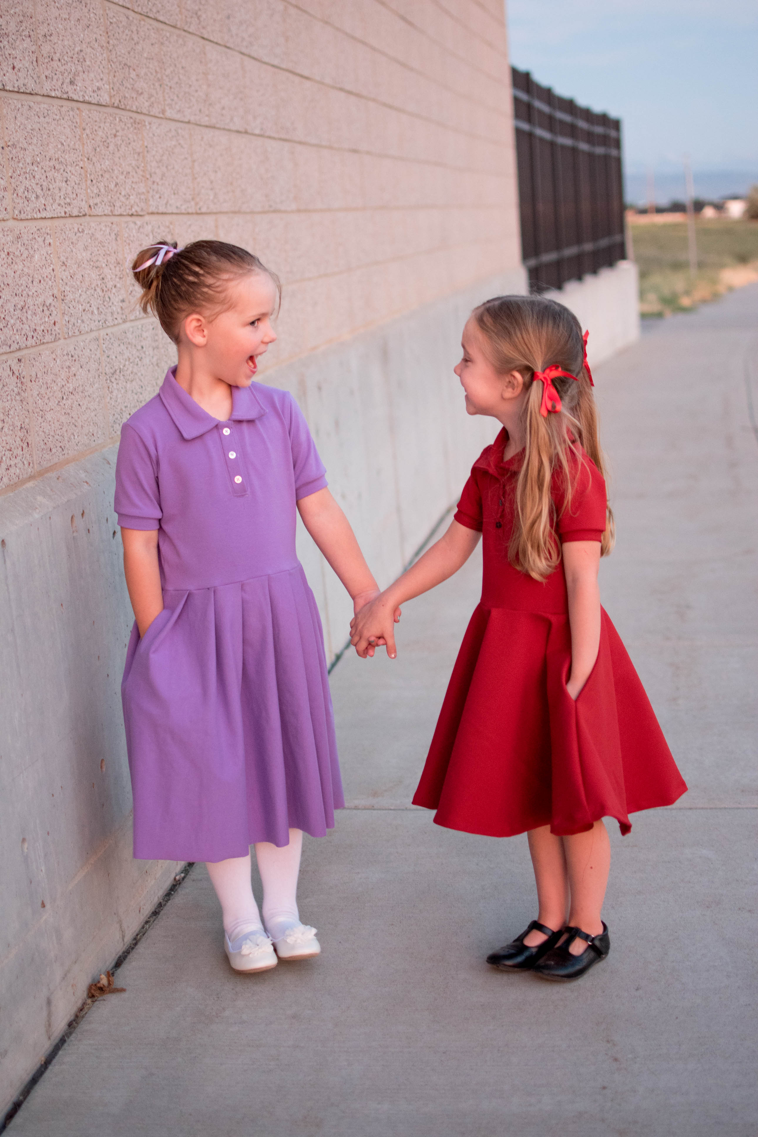 Polina’s Uniform Polo Top and Dress Sizes 2T to 14 Kids PDF Pattern