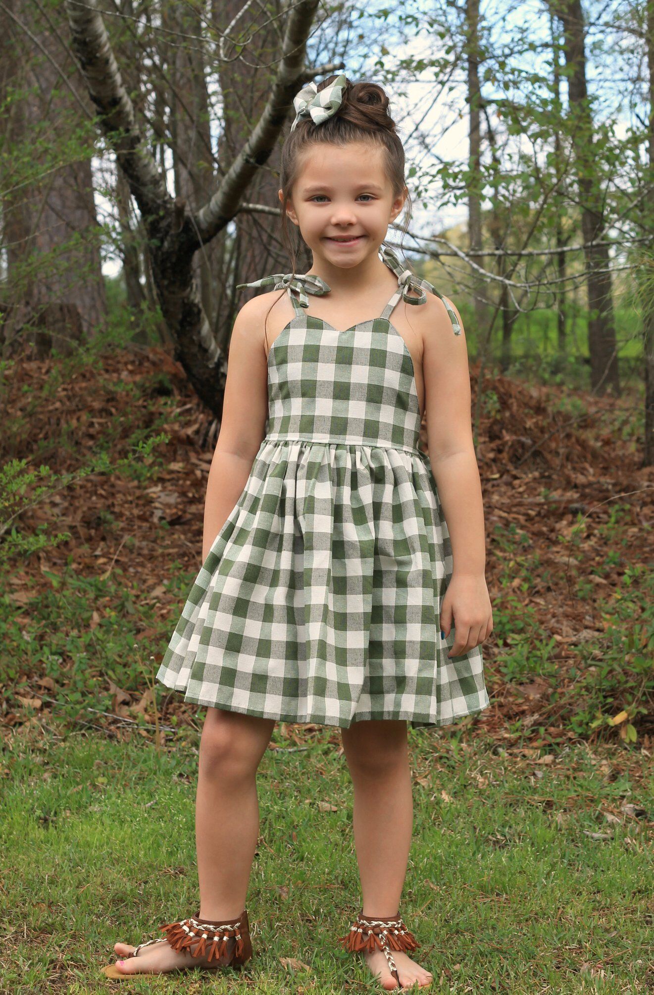 Esme's Heart Dress Sizes NB to 14 Kids PDF Pattern