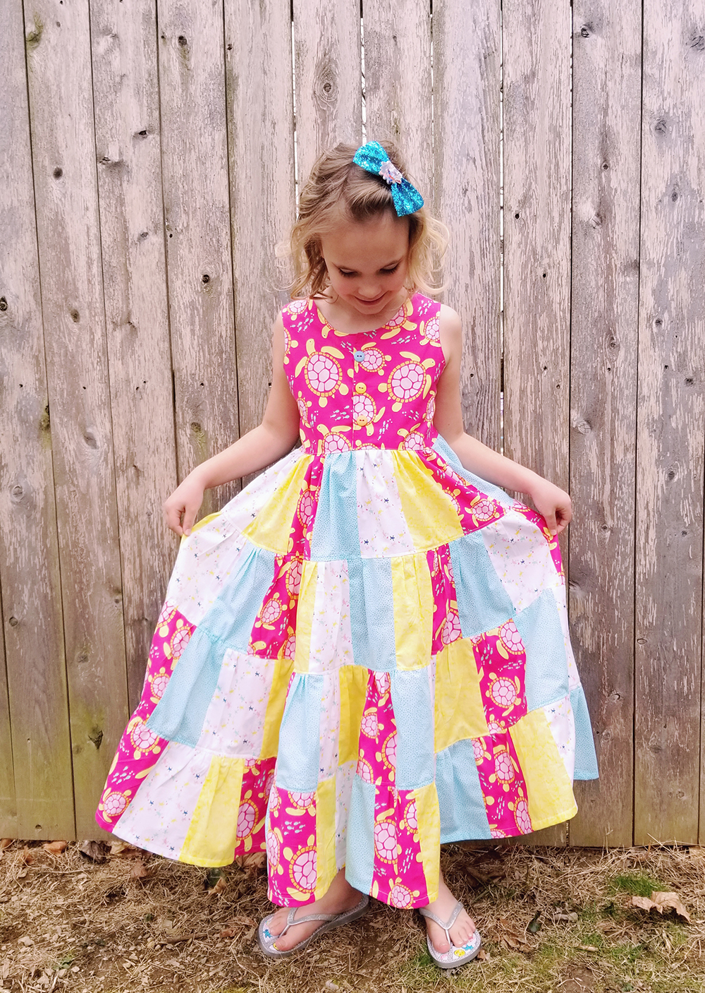 Kingsley's Maxi Dress Sizes 2T to 14 Kids PDF Pattern