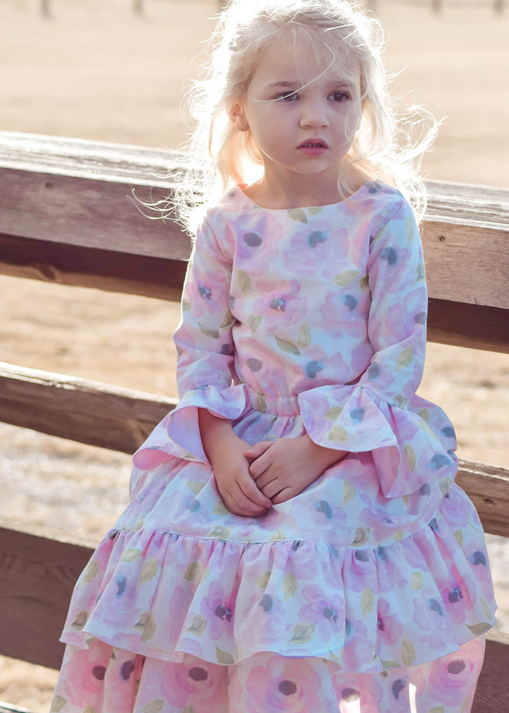 Bohemia's Maxi Dress Sizes 2T to 14 Kids PDF Pattern