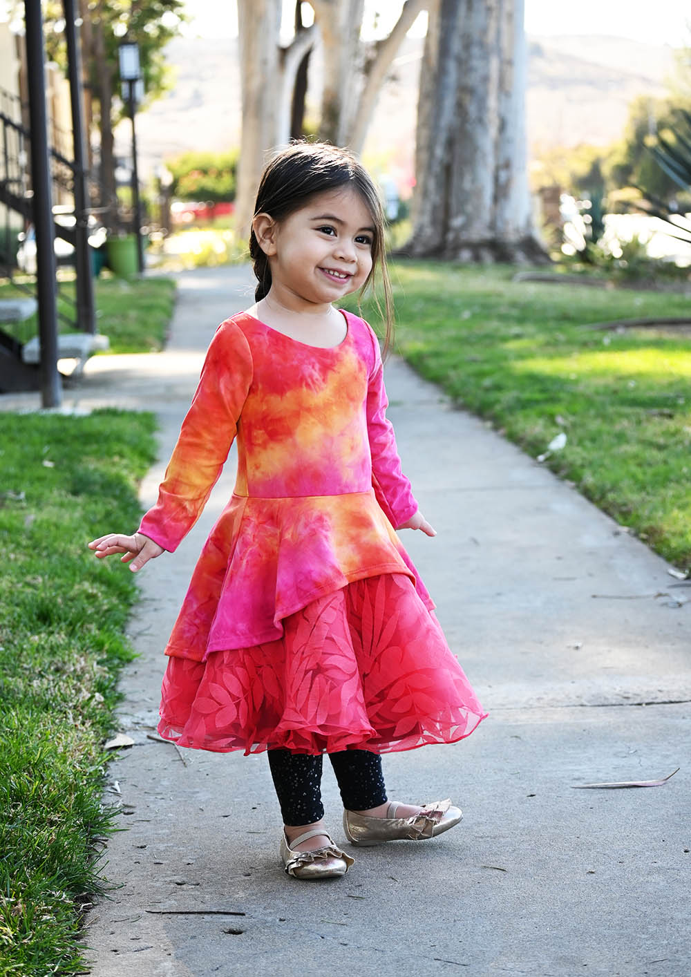 Lokelani's Holiday Dress Sizes 2T to 14 Kids PDF Pattern