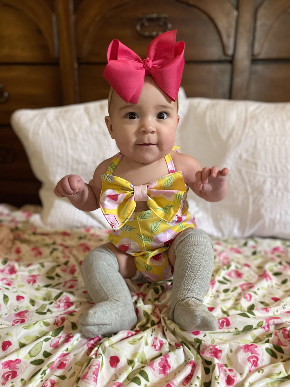 Orchid's Bow Romper Sizes NB to 4T Kids PDF Pattern