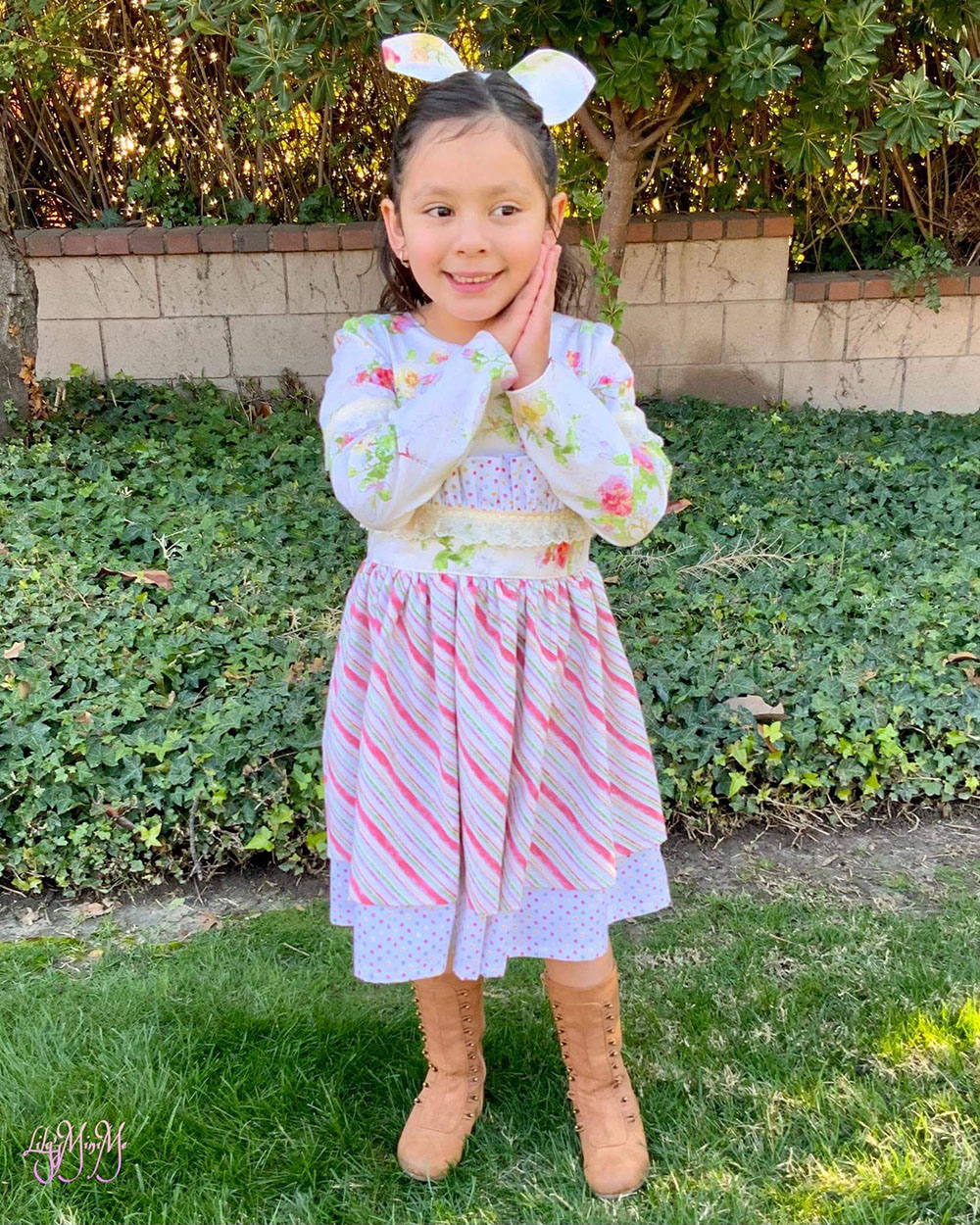 Esperanza's Ruffle Easter Dress Sizes 2T to 14 Kids PDF Pattern