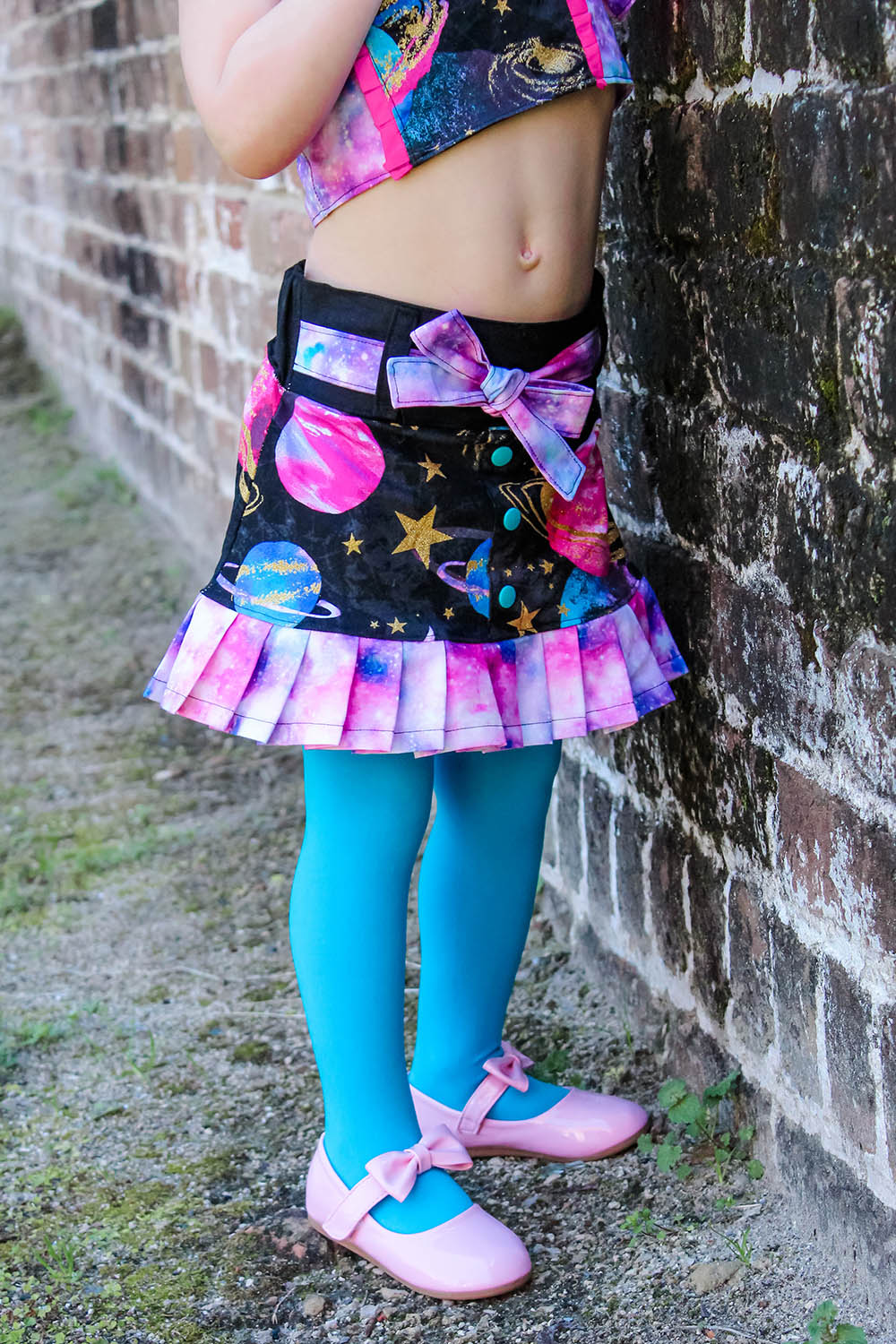 Estonia’s Pleated Skirt Sizes 2T to 14 Kids PDF Pattern