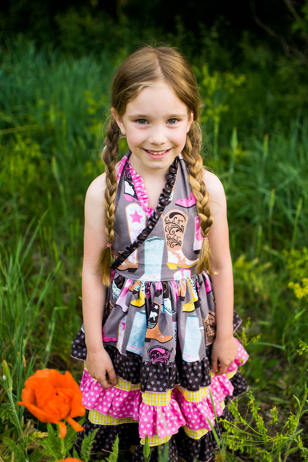 Marie's Little Ruffle Dress Sizes 2T to 14 Kids PDF Pattern