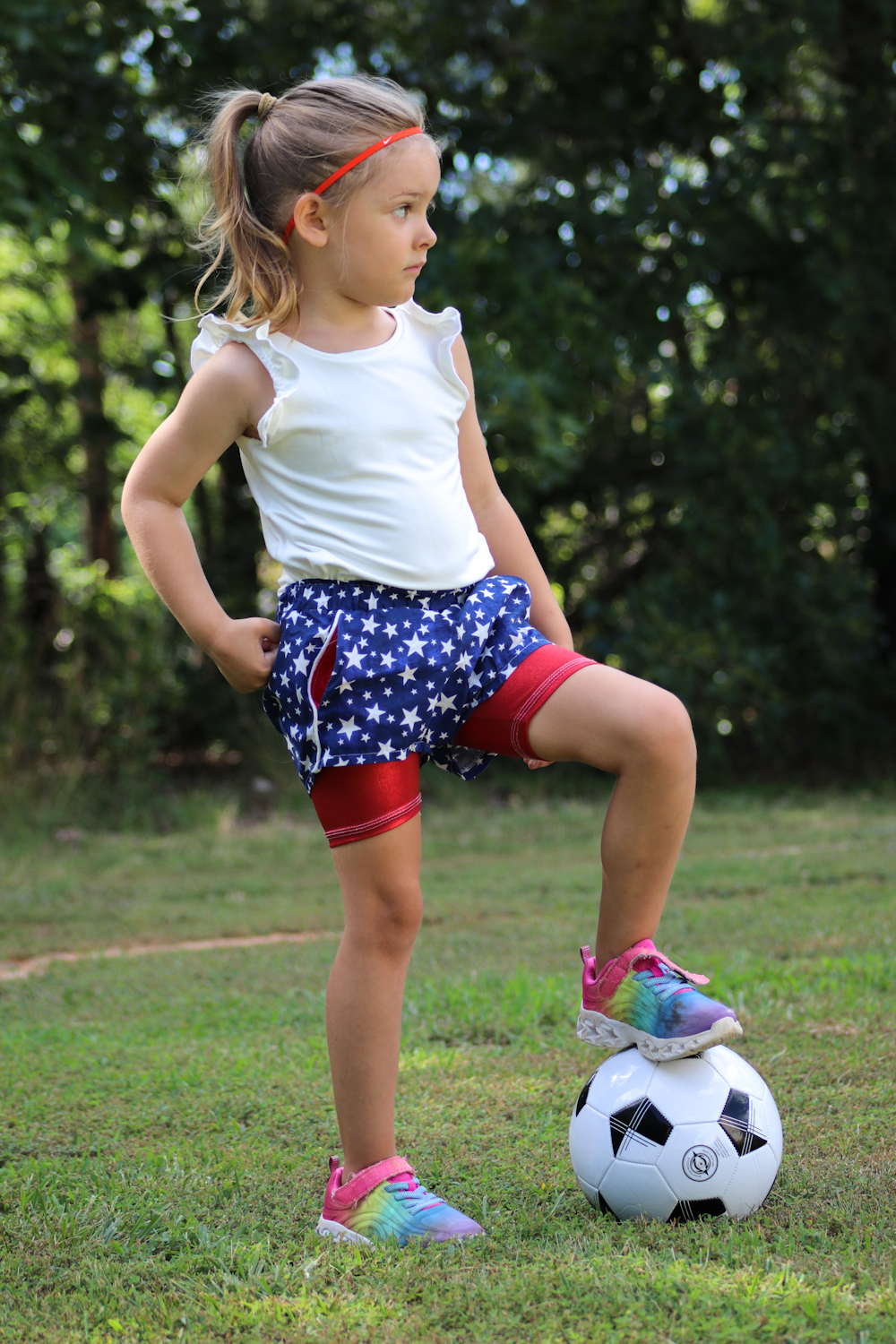 Priya's 2-in-1 Athletic Shorts Sizes 2T to 14 Kids PDF Pattern