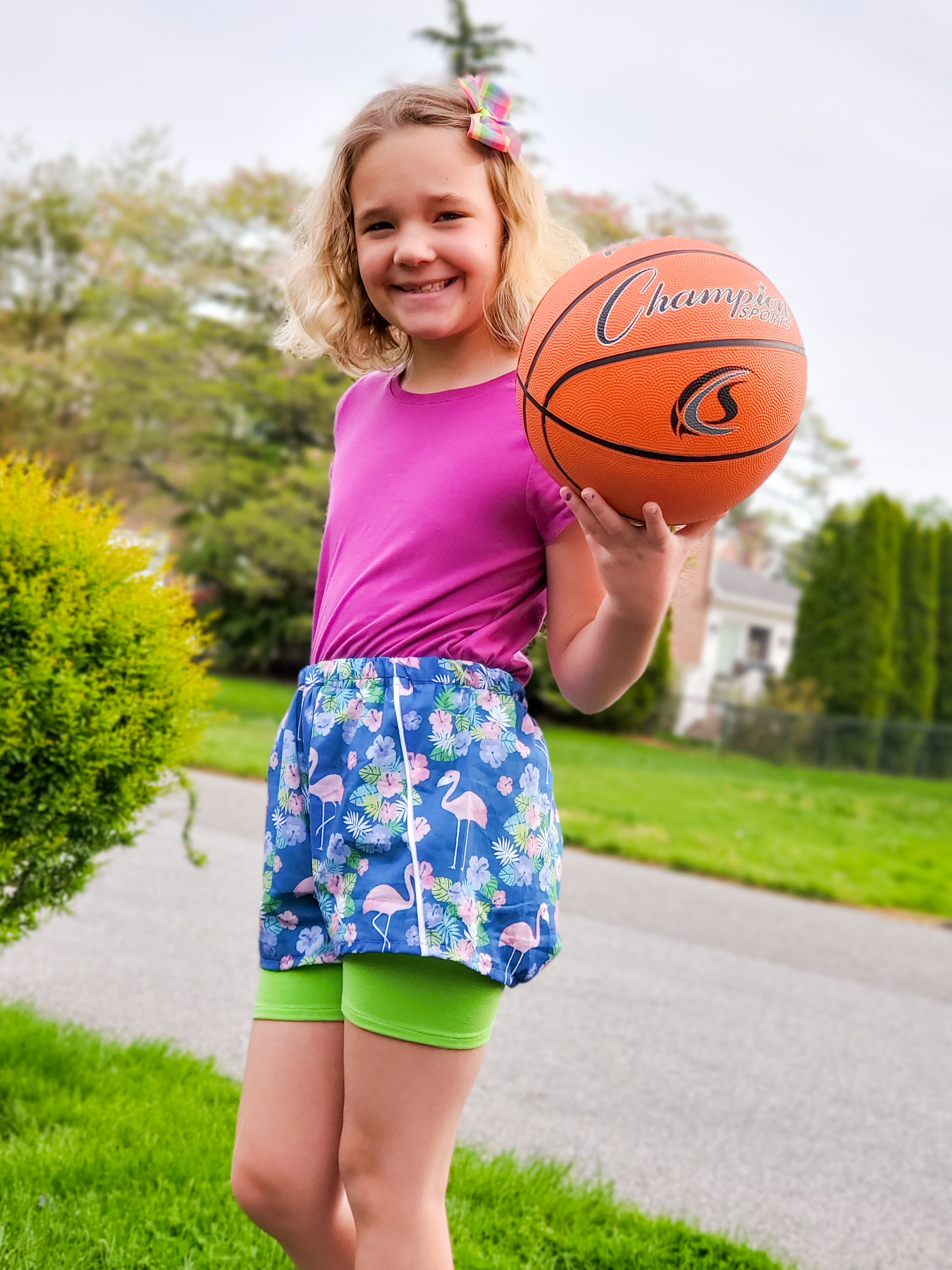 Priya's 2-in-1 Athletic Shorts Sizes 2T to 14 Kids PDF Pattern