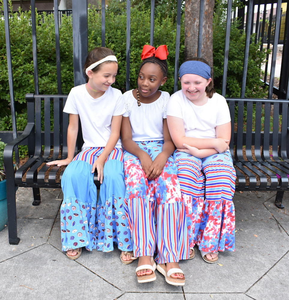 Anya's Kids Wide Leg Panel Pants Sizes 2T to 14 Kids and Dolls PDF