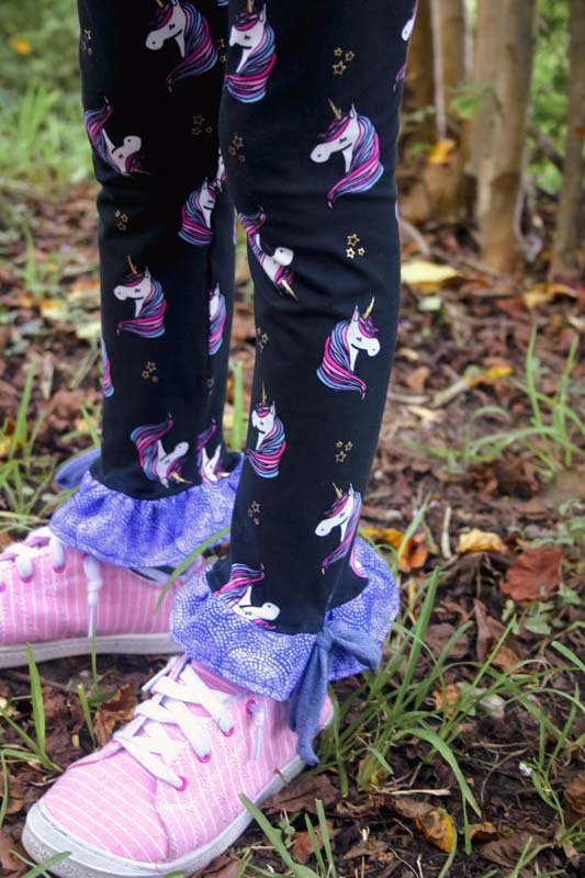 Chloe's Ruffle Leggings, Capris & Shorties | PDF sewing pattern for toddler  girl sizes 2t - 12.