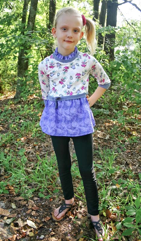 Reya's Ruffled Leggings Sizes 2T to 14 Kids PDF Pattern