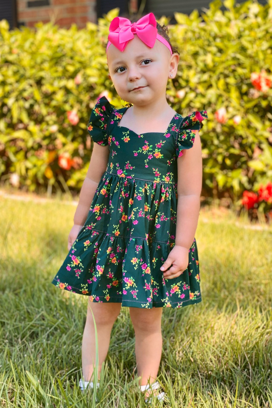 Gardenia's Tiered Dress Sizes NB to 14 Kids PDF Pattern