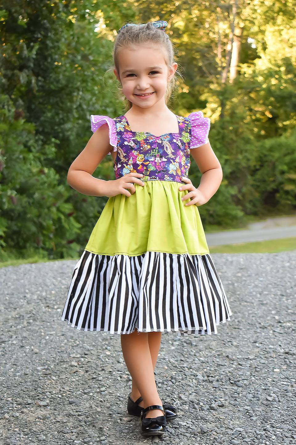 Gardenia's Tiered Dress Sizes NB to 14 Kids PDF Pattern