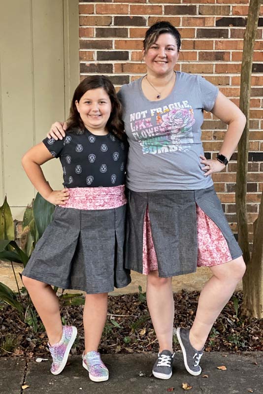 Kellie's Prep School Skirt Sizes XXS to 4X Adults PDF Pattern