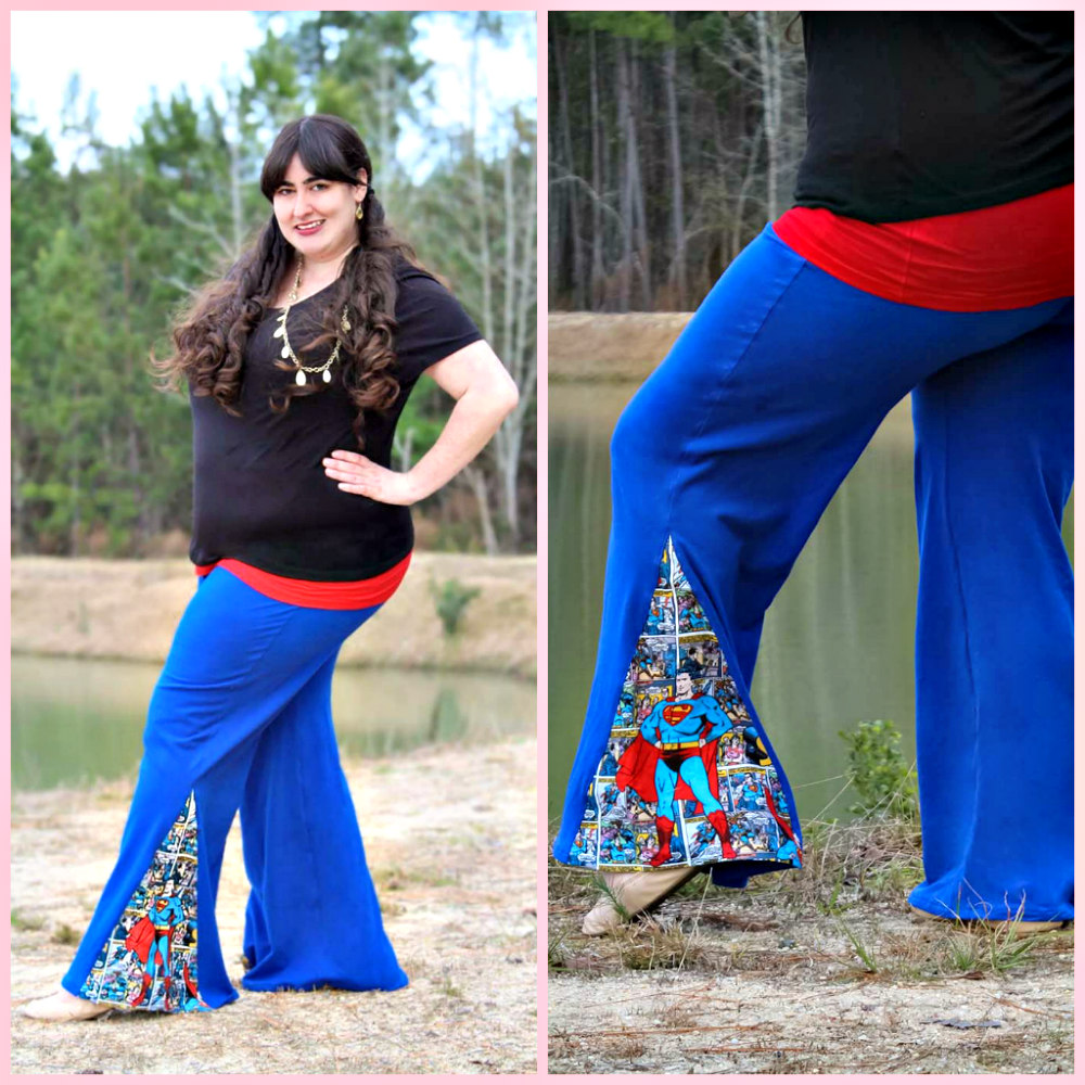 Bell bottom leggings sewing pattern