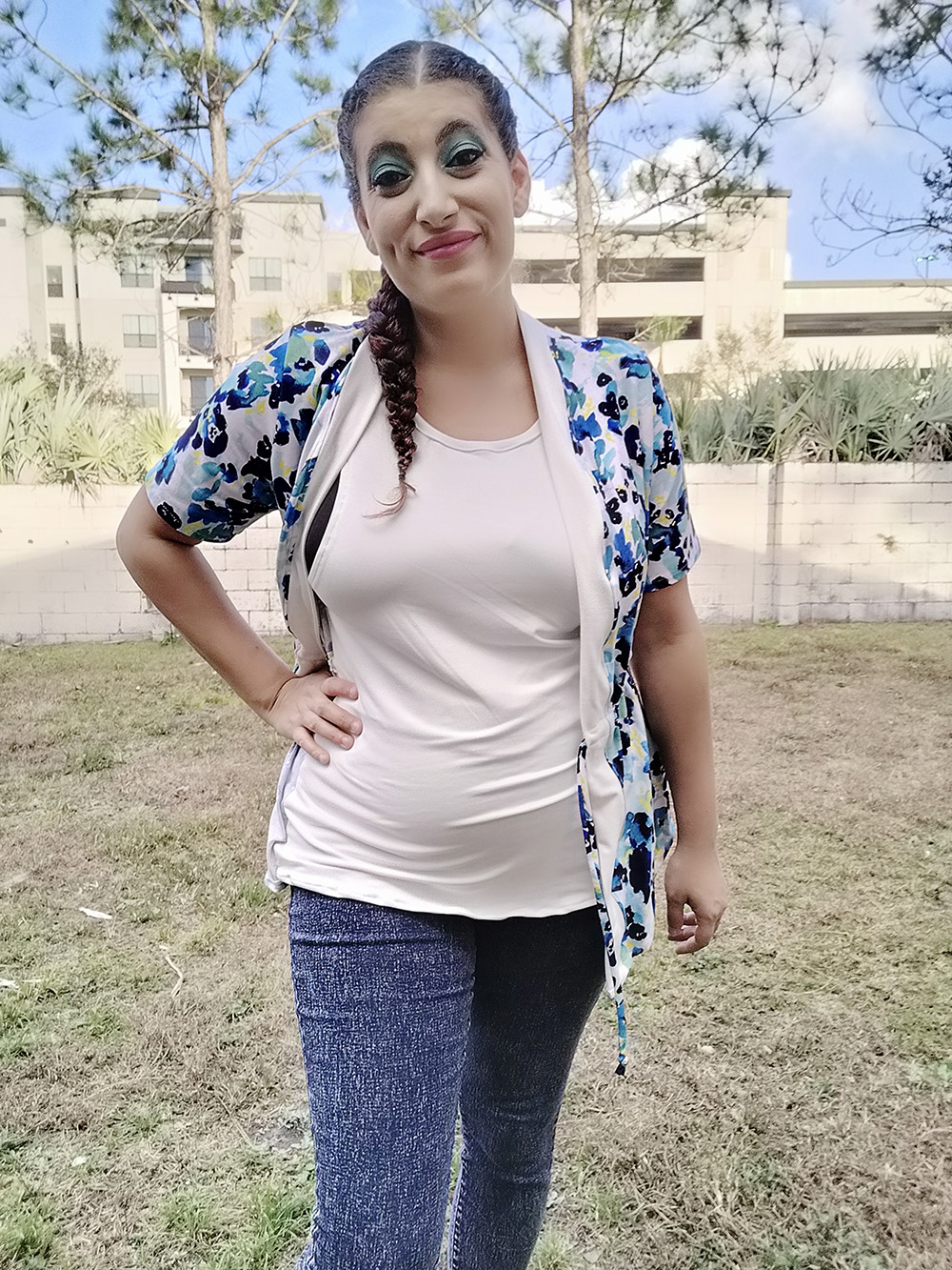 Faux Garden Nursing Top Sizes XXS 