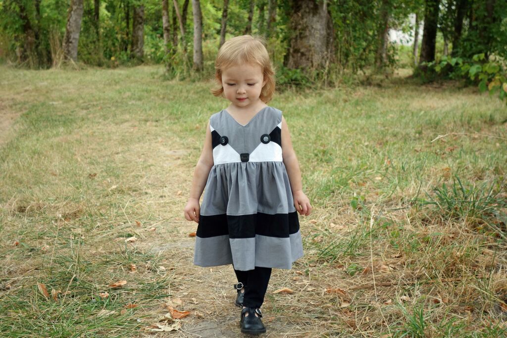 Maggie's Perfect Color Block Dress and Tunic Sizes NB to 15/16 Kids and Dolls PDF Pattern