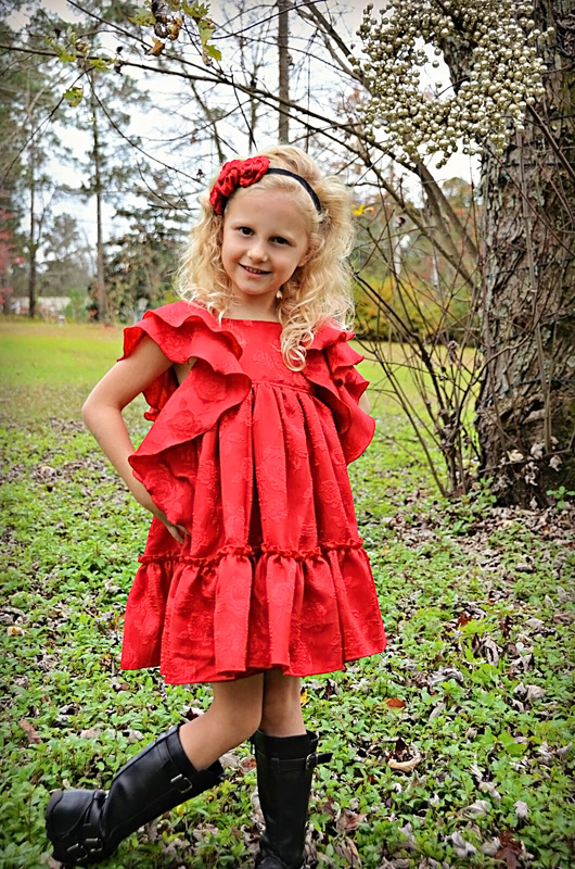 Emily’s Angel Sleeve Dress Size NB to 8 Kids PDF Pattern