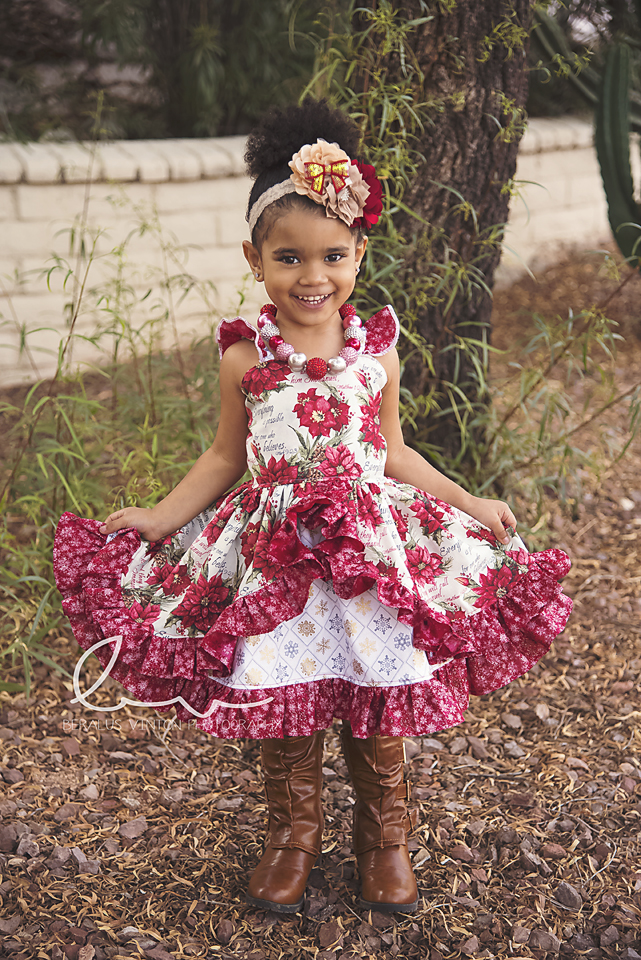 Sarafina's Fitted Party Dress Sizes NB to 8 Kids and Dolls PDF Pattern