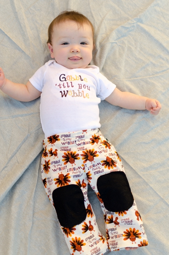 Baby Noah's Knee Patch Pants PDF Pattern