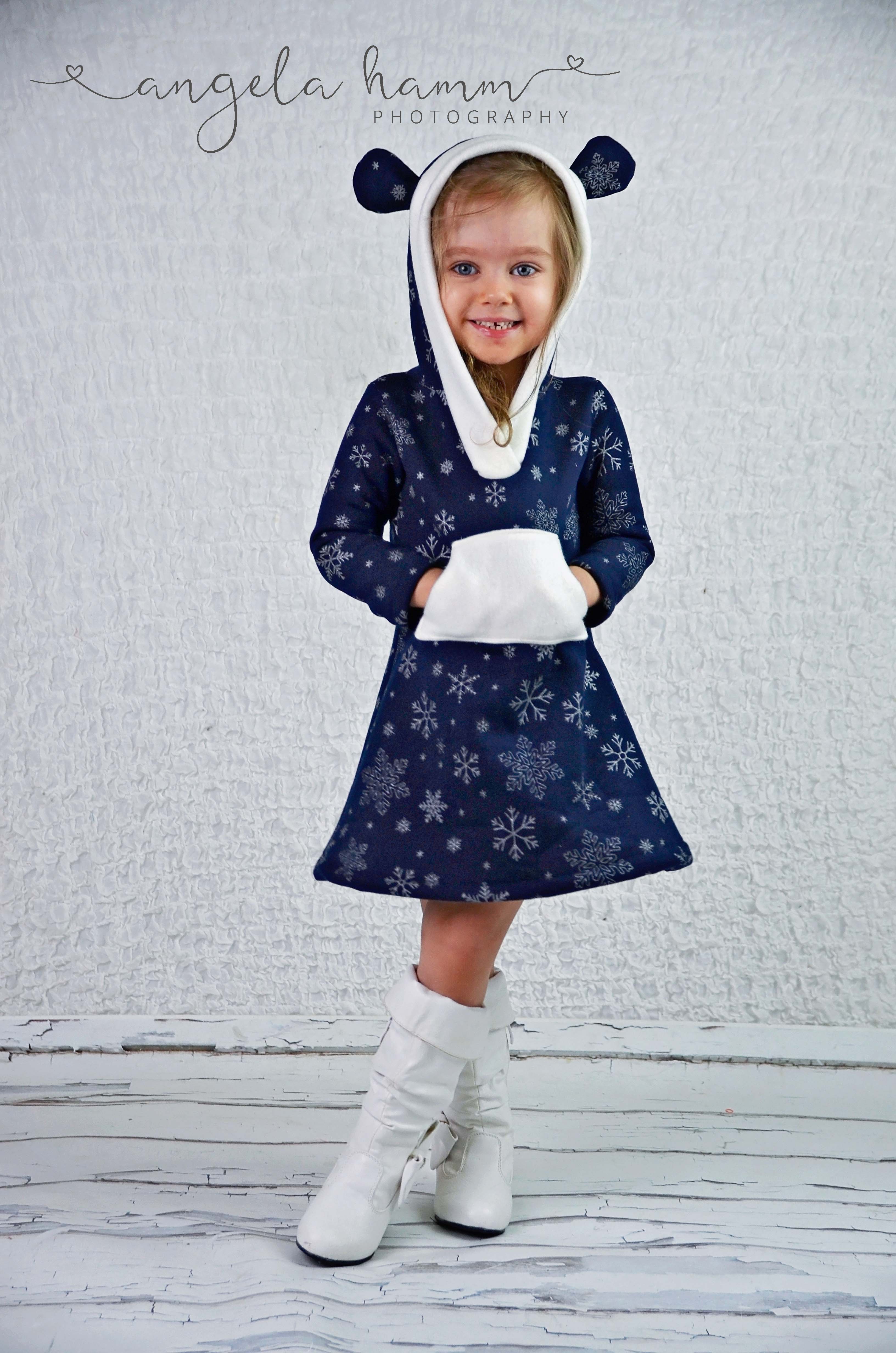 Winnie s Hooded Dress and Sweatshirt Sizes NB to 15 16 Kids PDF