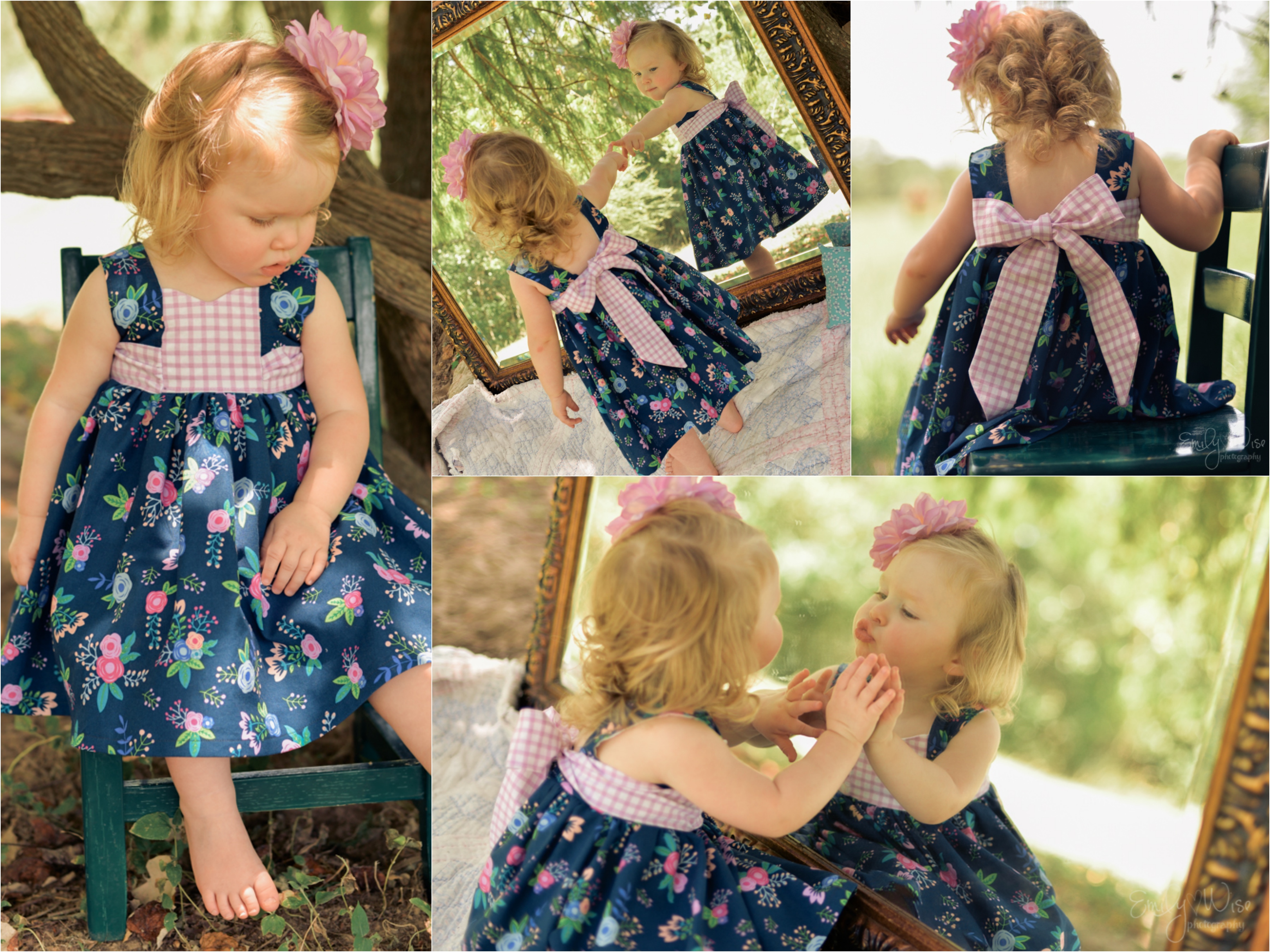 Michelle's Dress and Top Sizes NB to 14 Kids and Dolls PDF Sewing Pattern