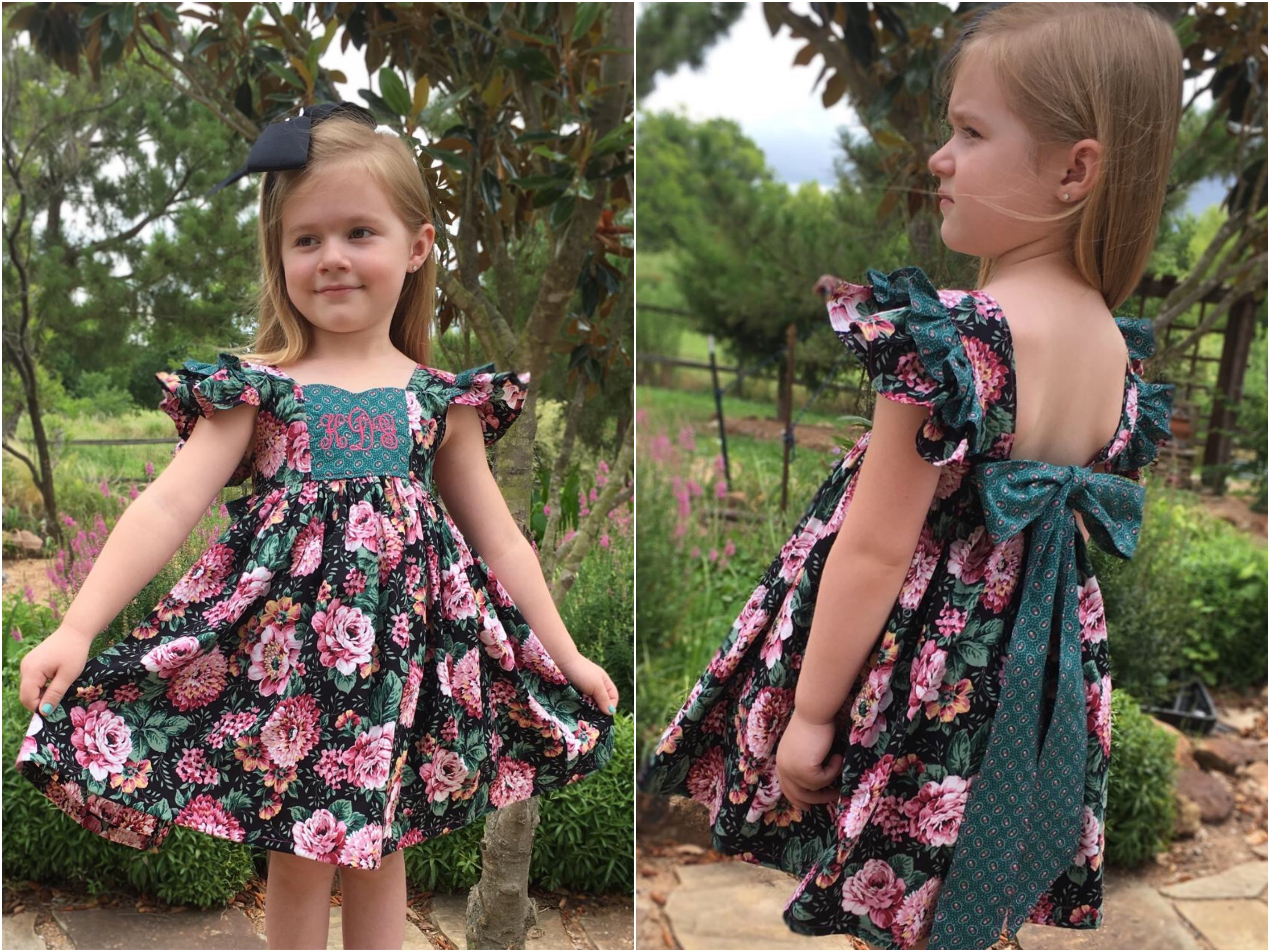 Michelle's Dress and Top Sizes NB to 14 Kids and Dolls PDF Sewing Pattern