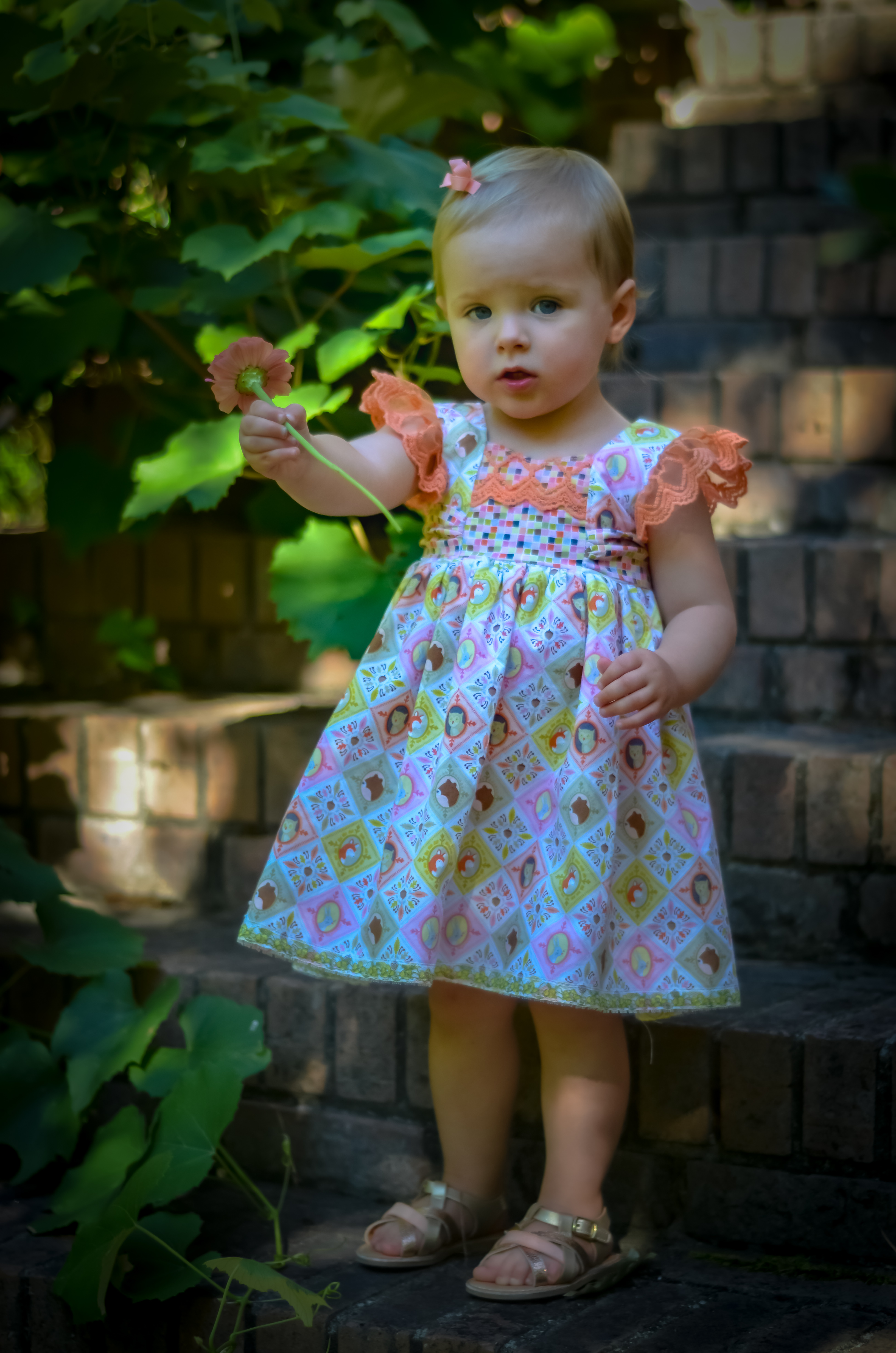 Michelle's Dress and Top Sizes NB to 14 Kids and Dolls PDF Sewing Pattern