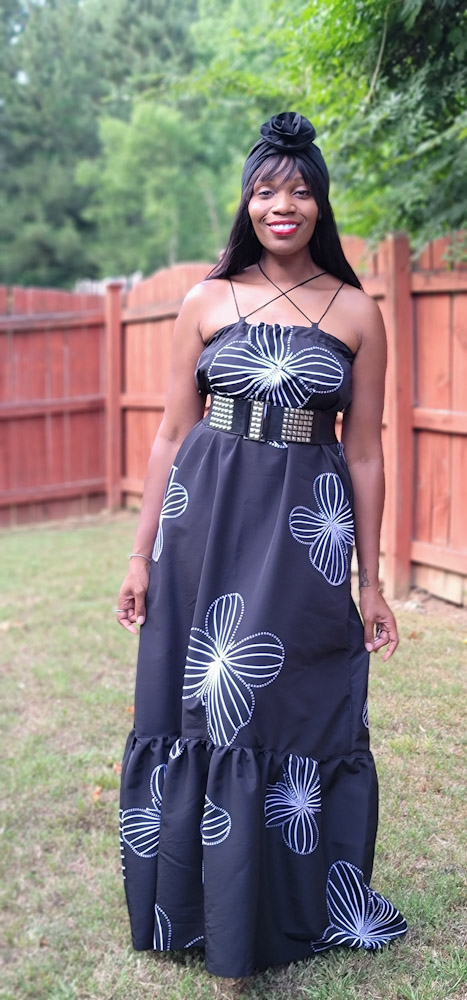 Namibia's Strappy Dress and Maxi Size XXS to 3X Adults PDF Pattern