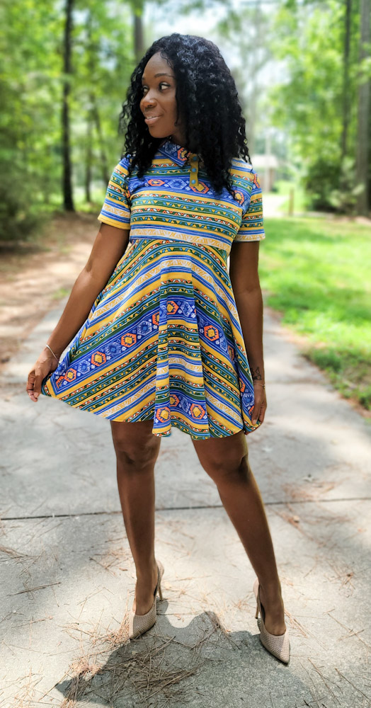 Easy DIY Off The Shoulder Dress - So Very Jo