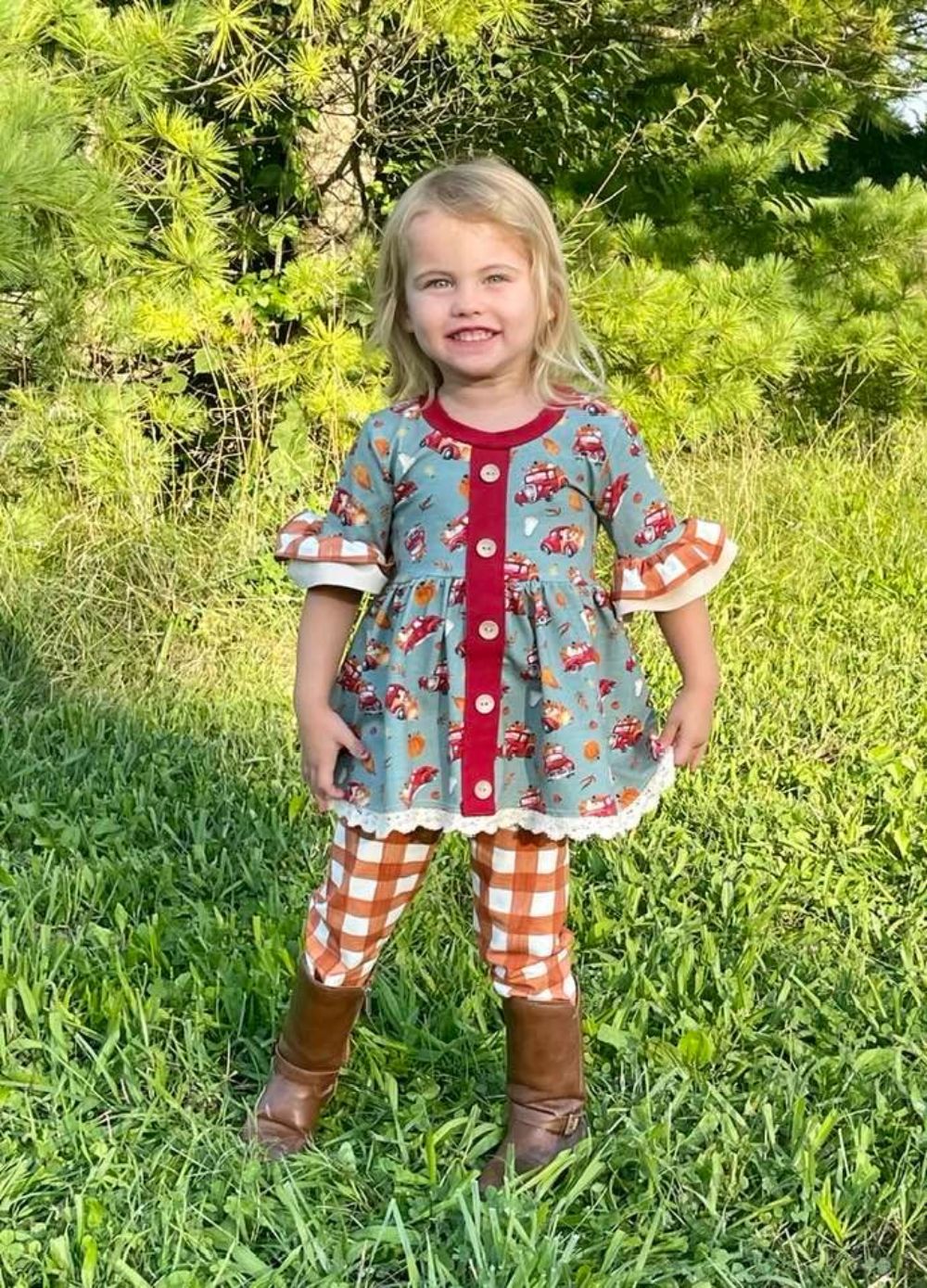 Wildflowers Knit Top Sizes 2T to 14 Kids PDF Pattern