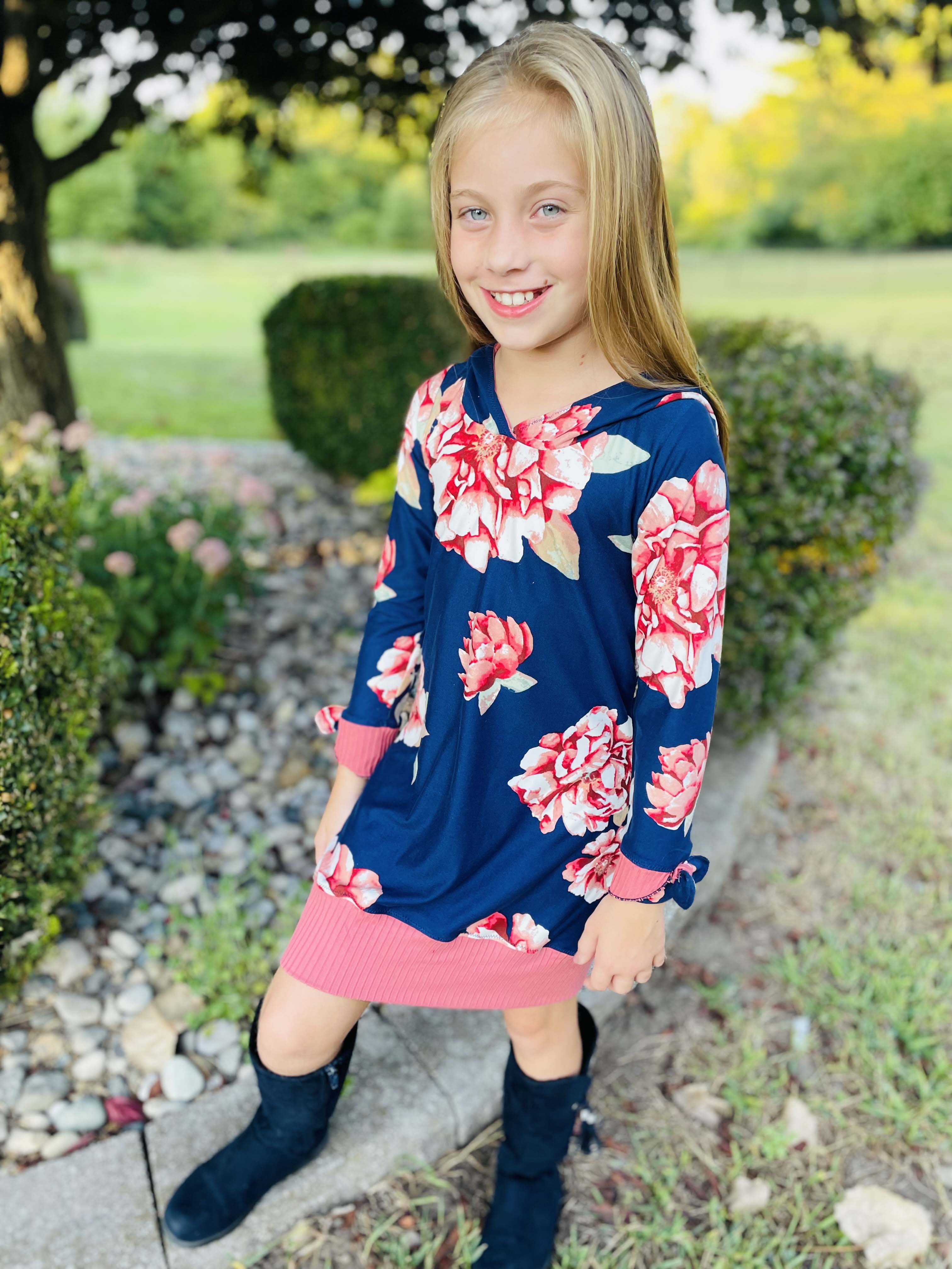 Alice's Dainty Cuffed Top & Dress Sizes 2T to 14 Kids PDF Pattern