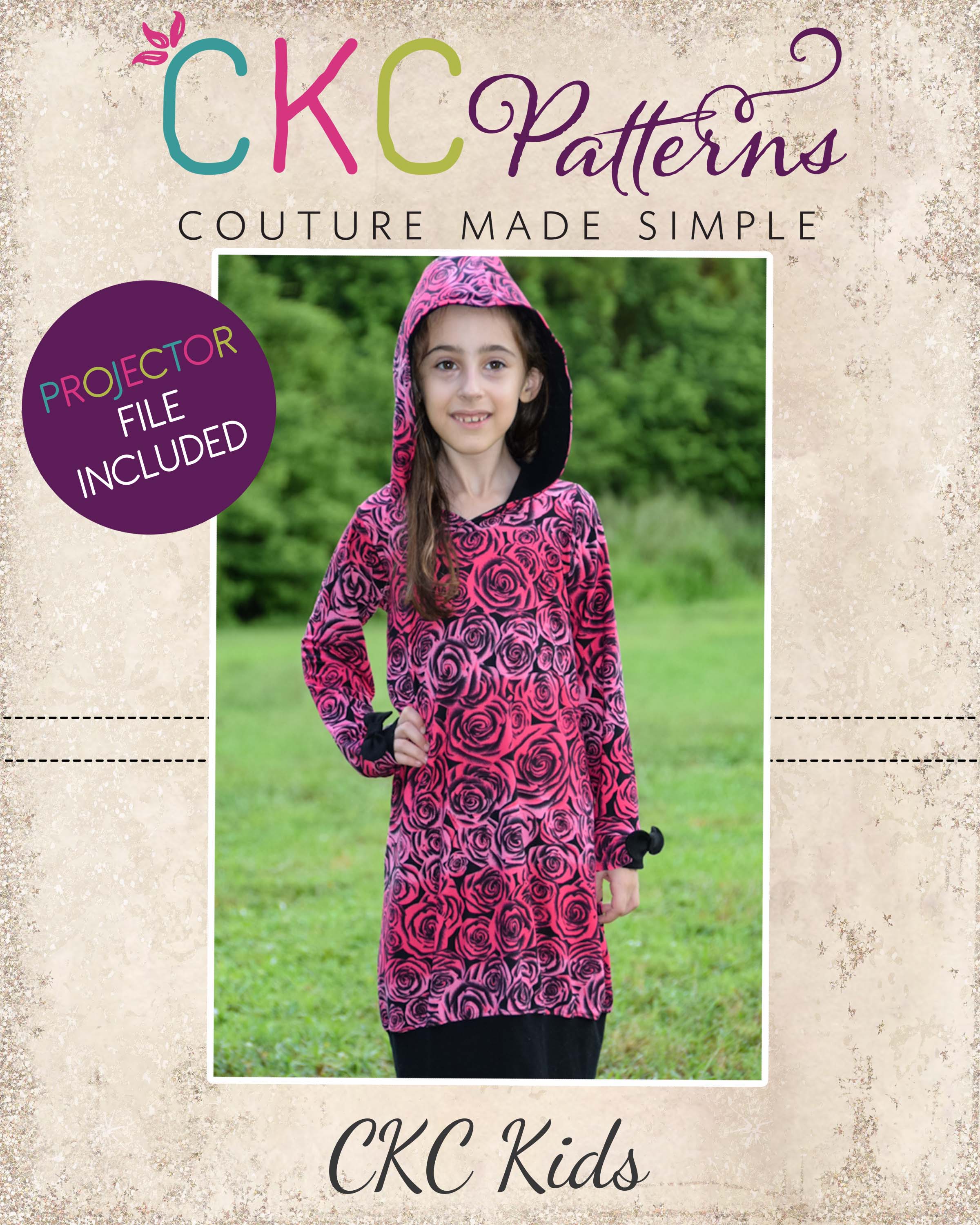 Alice's Dainty Cuffed Top & Dress Sizes 2T to 14 Kids PDF Pattern
