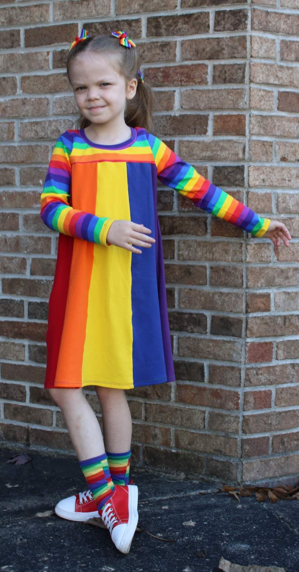 Inola's Colorblocked Dress and Top Sizes 2T to 14 Kids PDF Pattern
