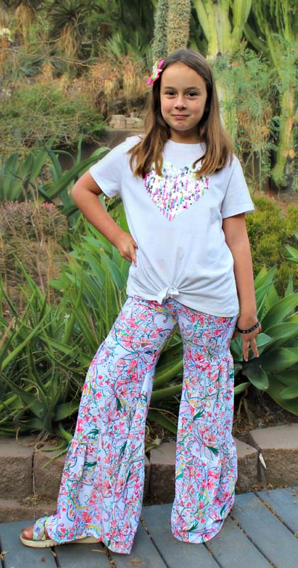 Buy Kids Cave Full Length Striped Palazzo Pants Multi Color for Girls  (9-10Years) Online in India, Shop at FirstCry.com - 11198036