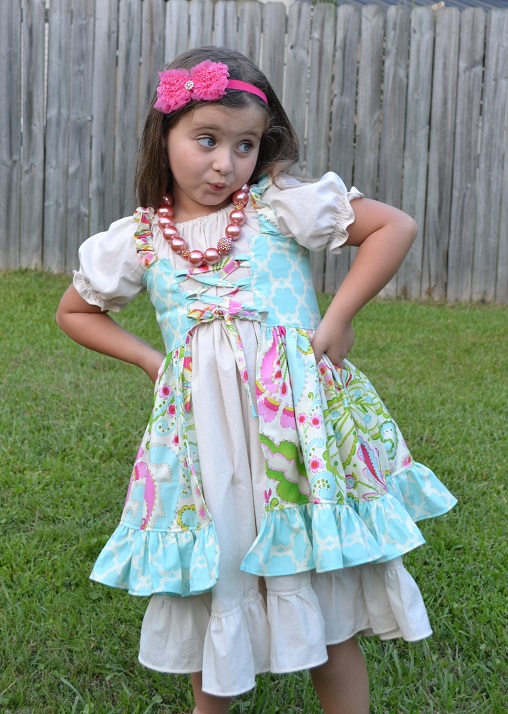 Cassidy's Corset Cover Dress and Top Sizes NB to 15/16 Kids PDF Pattern