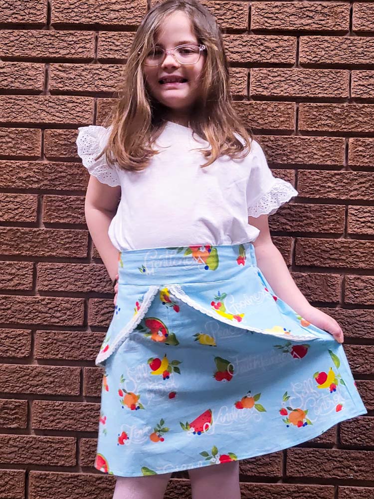 Bodhi's Boho Skirt Sizes 2T to 14 Kids PDF Pattern