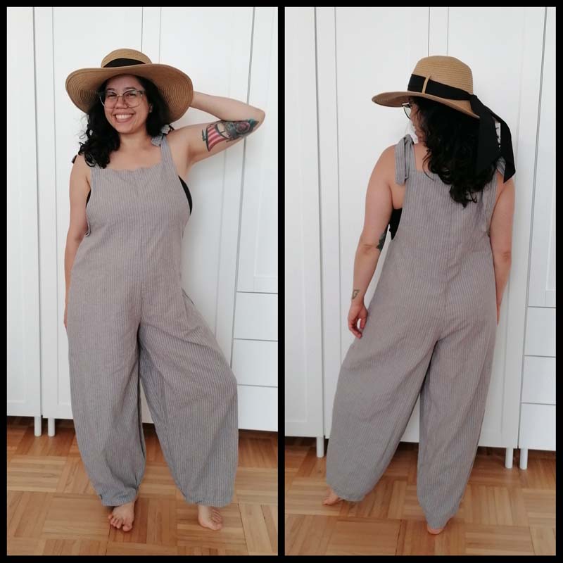Chantilly’s Adult Dungarees Sizes XXS to 3X Adults PDF Pattern