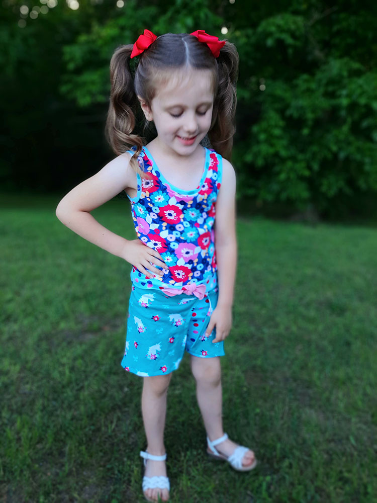Jessany Bow Skirt Sizes 2T to 14 Kids PDF Pattern