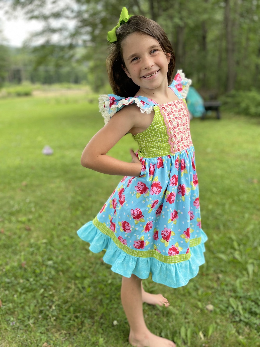 Marguerite's Magnificent Dress Sizes 2T to 14 Kids PDF Sewing Pattern