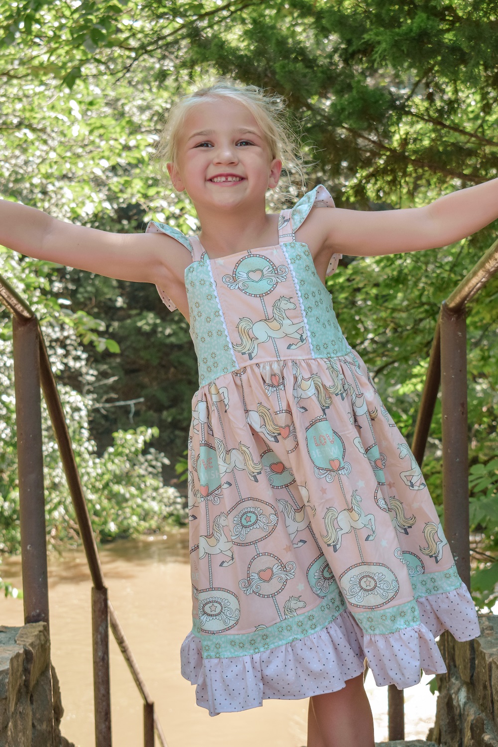 Marguerite's Magnificent Dress Sizes 2T to 14 Kids PDF Sewing Pattern