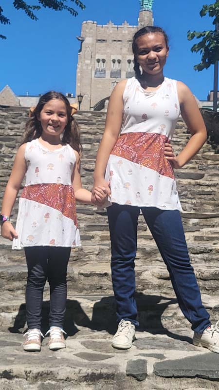 Idalia's Colorblock Top, Dress, and Maxi Sizes 2T to 14 Kids PDF Pattern