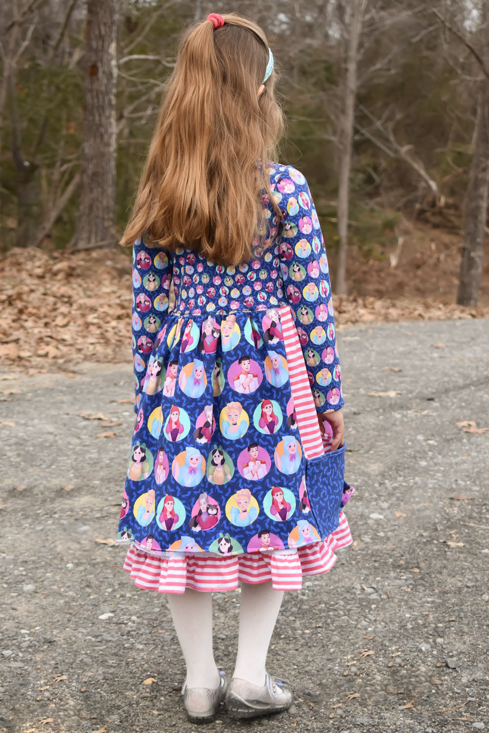 Nesta’s Side Panel Pocket Dress Sizes 2T to 14 Kids PDF Pattern