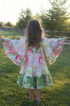 Hazel's Hippie Dress Sizes 6/12m to 15/16 Kids PDF Pattern