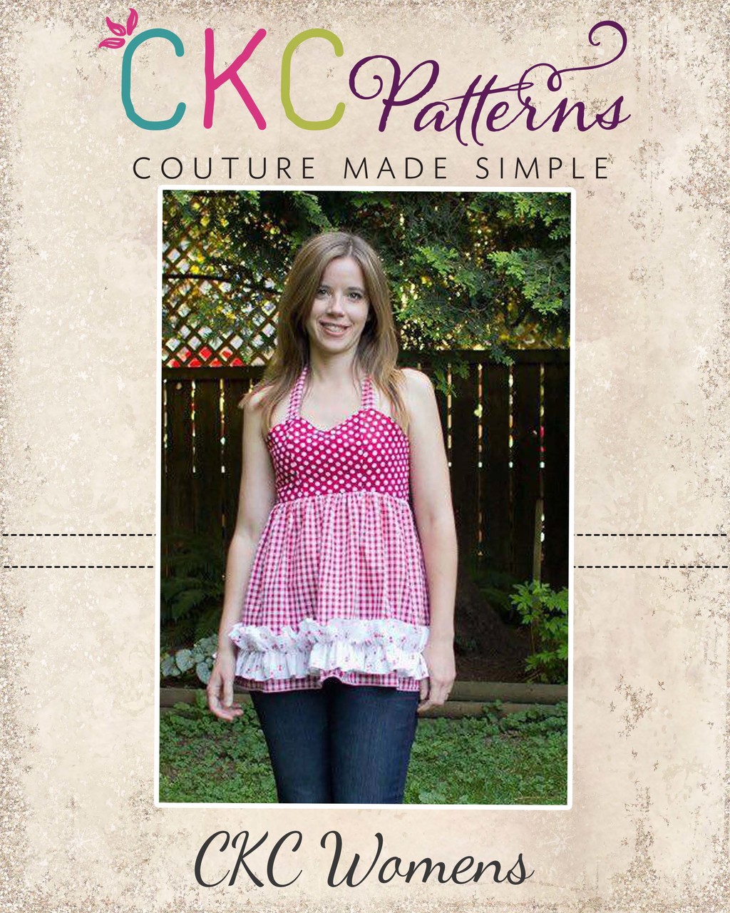 Halter Top Sewing Pattern, Crop Top Pattern PDF