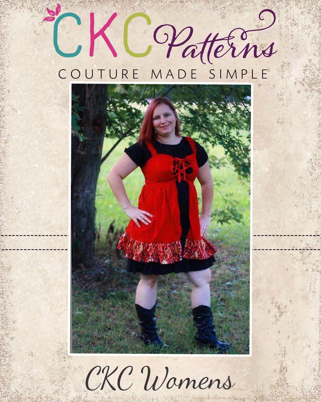 Cassidy's Women's Boutique Corset Cover Dress PDF Pattern